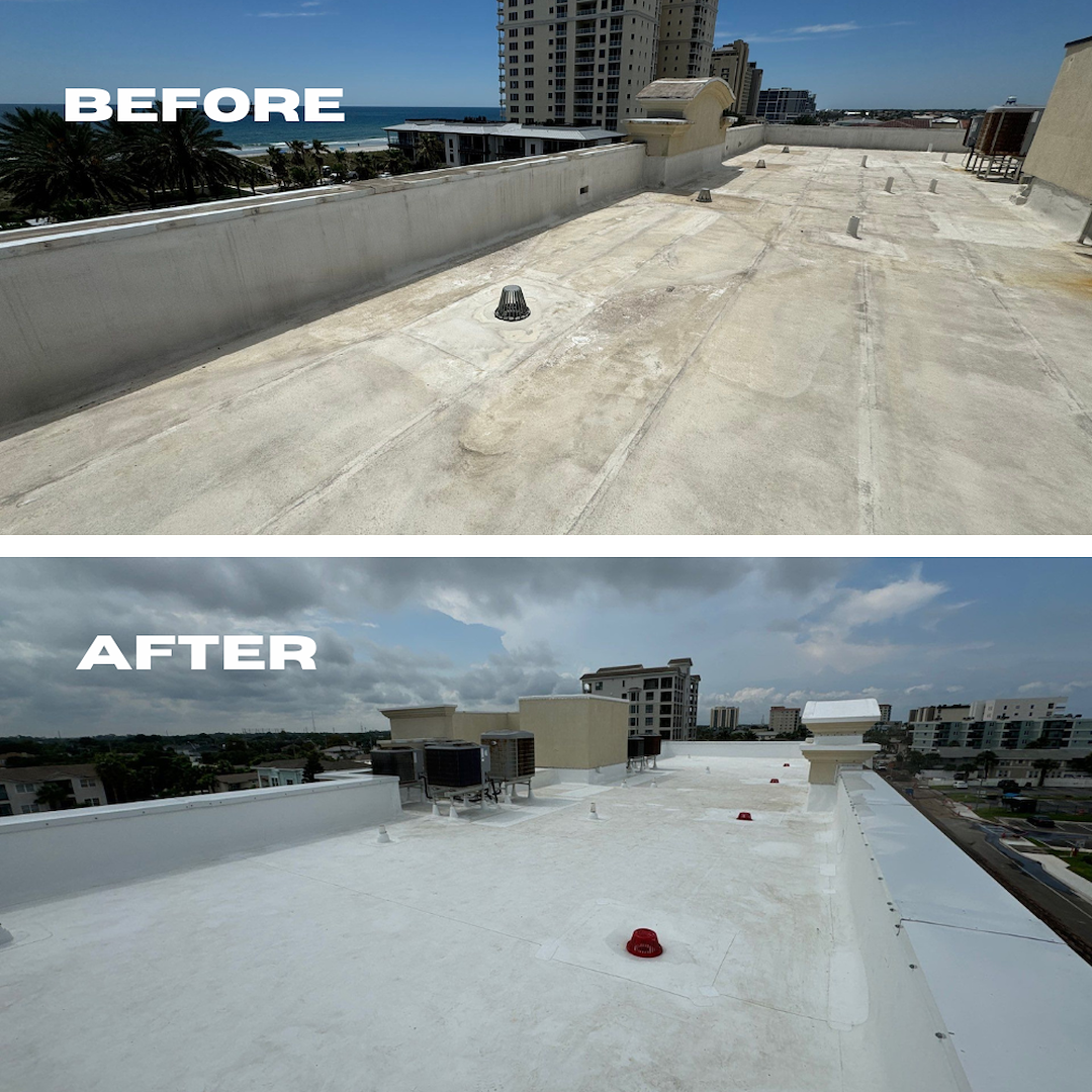 Tear-Off and TPO Replacement at 922 1st St S, Jacksonville Beach